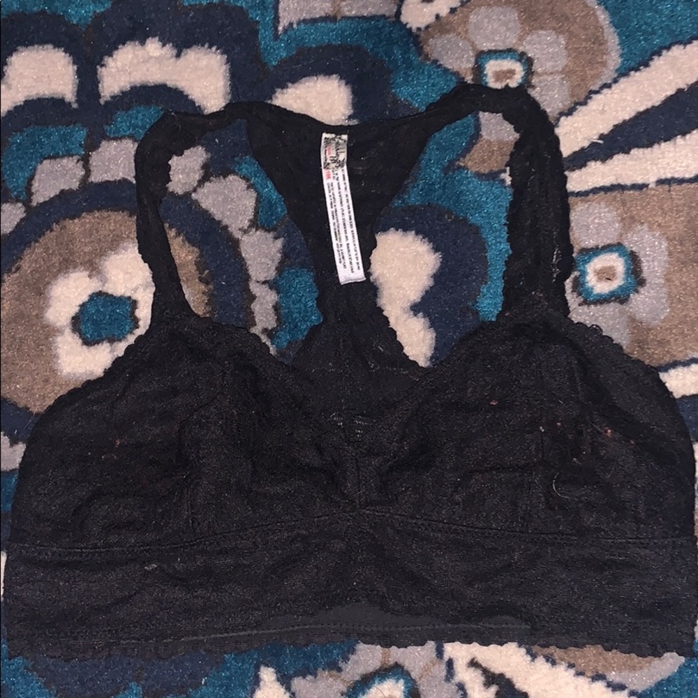 Free people black bralette